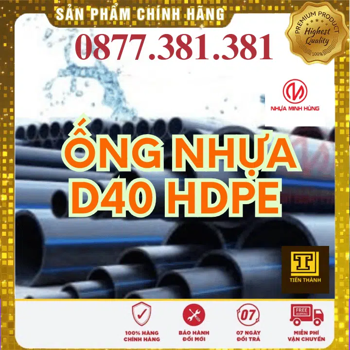 Ống Nhựa HDPE Minh Hùng Phi 40