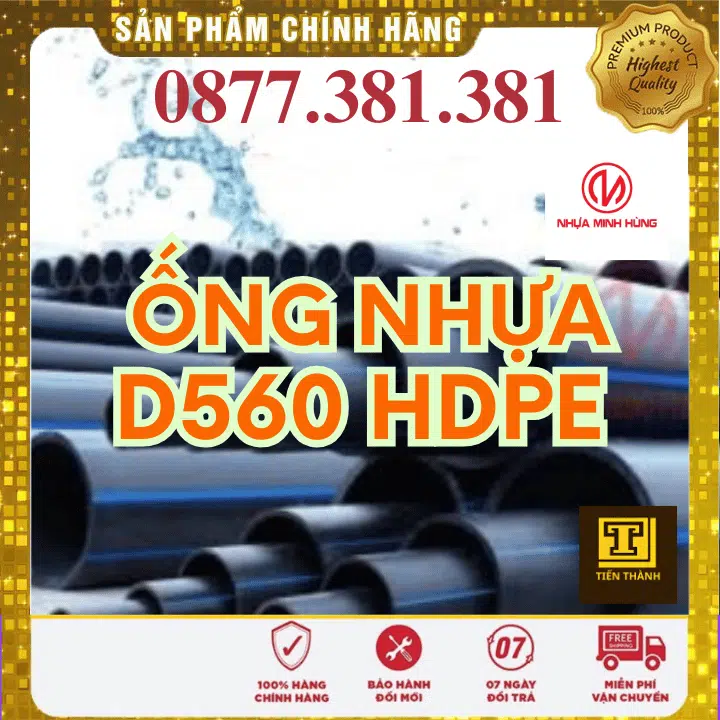 Ống Nhựa HDPE Minh Hùng Phi 560