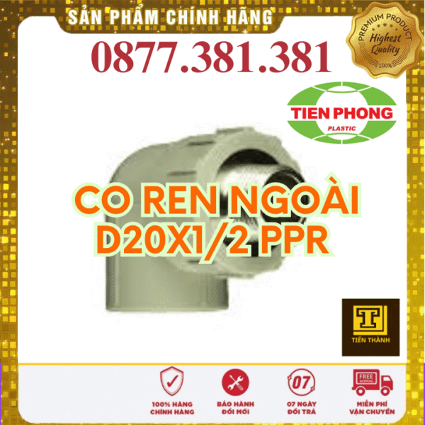 Co Ren Ngoài PPR Tiền Phong Phi 20x1/2