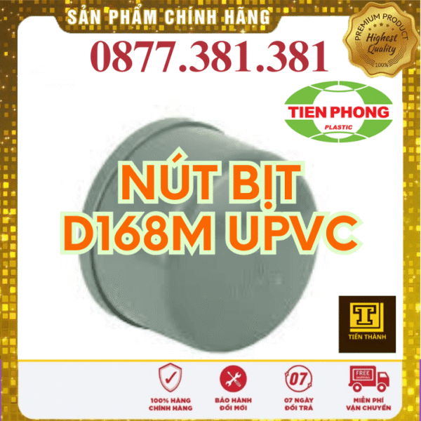 Nút Bịt uPVC Tiền Phong Phi 168M