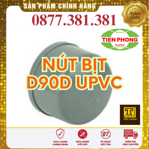 Nút Bịt uPVC Tiền Phong Phi 90D