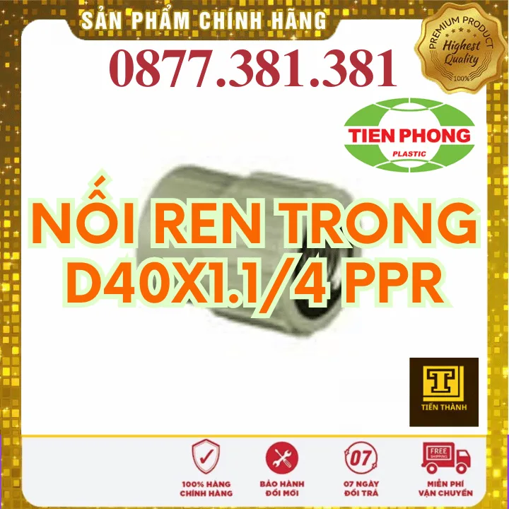 Nối Ren Trong PPR Tiền Phong Phi 40x1.1/4