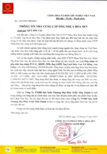 tien thanh phan phoi ong nhua hoa sen