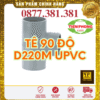 Tê 90 độ uPVC Tiền Phong Phi 220M