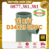Tê Rút uPVC Tiền Phong Phi 34x21