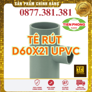 Tê Rút uPVC Tiền Phong Phi 60x21