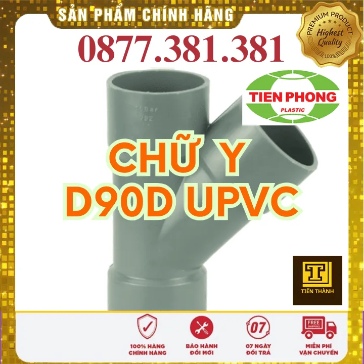 Y uPVC Tiền Phong Phi 90D