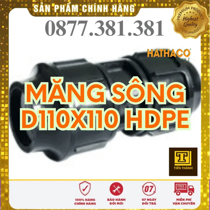 Nối HDPE HATHACO Phi 110