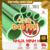 Ống Nhựa PPR Minh Hùng Phi 40 - Xem chi tiết tại Công Ty TNHH Sản Xuất Thương Mại Phát Triển Tiến Thành Ống Nhựa PPR Minh Hùng Phi 40