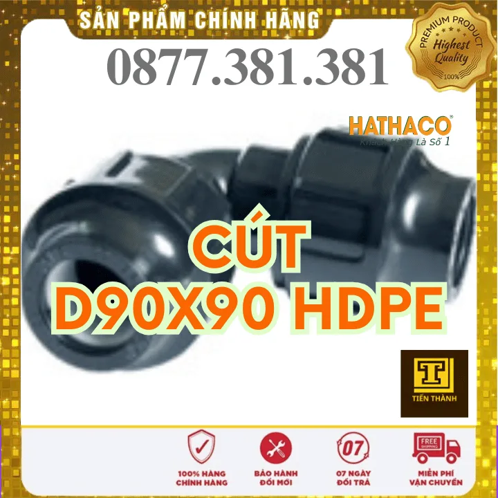 Co 90 độ HDPE HATHACO Phi 90x90