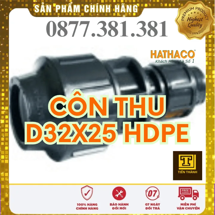 Nối Giảm HDPE HATHACO Phi 32x25