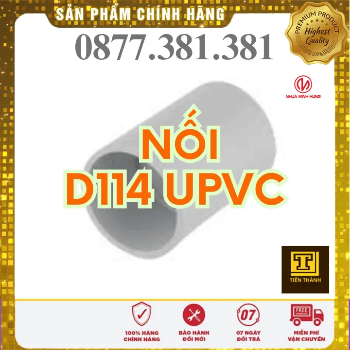 Nối uPVC Minh Hùng Phi 114