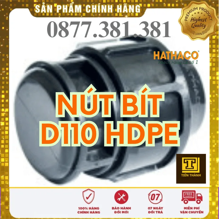 Nút Bịt HDPE HATHACO Phi 110