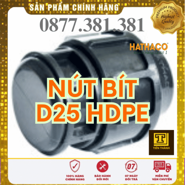 Nút Bịt HDPE HATHACO Phi 25