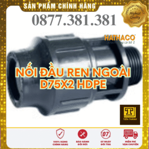 Nối Ren Ngoài HDPE HATHACO Phi 75x2