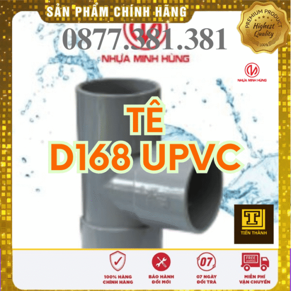 Tê uPVC Minh Hùng Phi 168