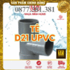 Tê uPVC Minh Hùng Phi 21