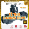 Tê Thu HDPE HATHACO Phi 40x25