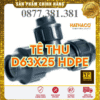 Tê Thu HDPE HATHACO Phi 63x25