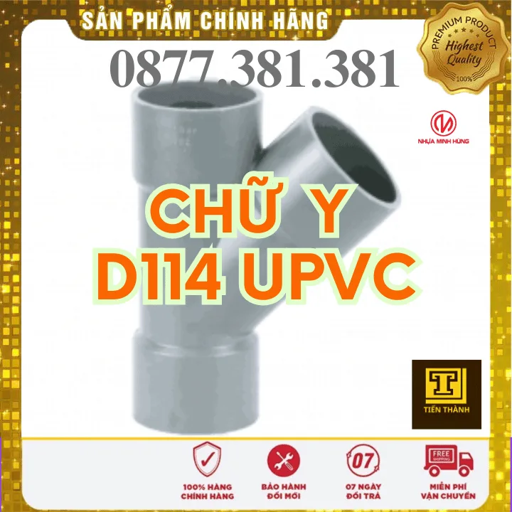 Y uPVC Minh Hùng Phi 140