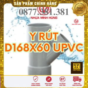Y rút uPVC Minh Hùng Phi rút 168x60