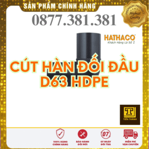 Cút 90 Độ Hàn Đối Đầu HDPE HATHACO Phi 63