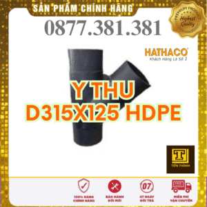 Y Thu Hàn Đối Đầu HDPE HATHACO Phi 315x125
