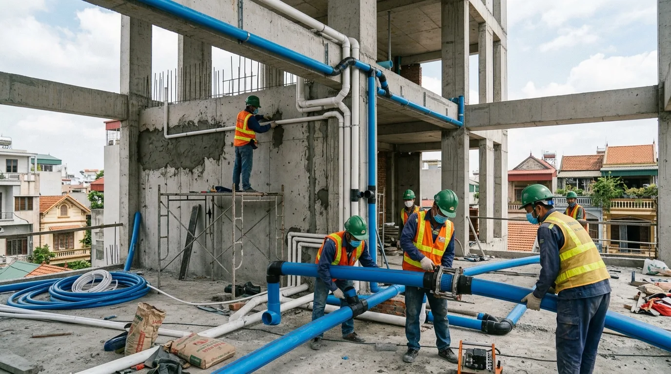 Giá ống nhựa ảnh hưởng thế nào đến chi phí công trình?