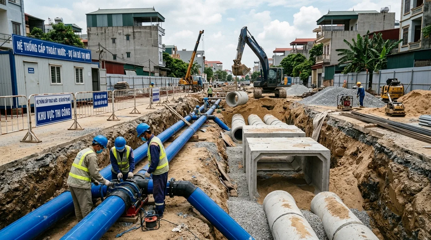 Chi phí hoàn thiện hệ thống cấp thoát nước cần bao nhiêu?