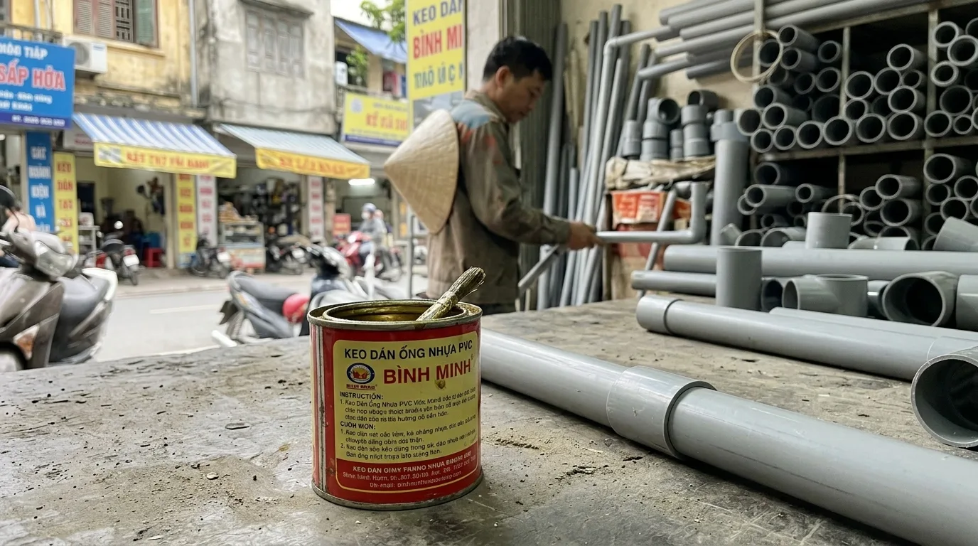 Keo dán ống nước nhựa: Chọn loại nào để không rò rỉ?