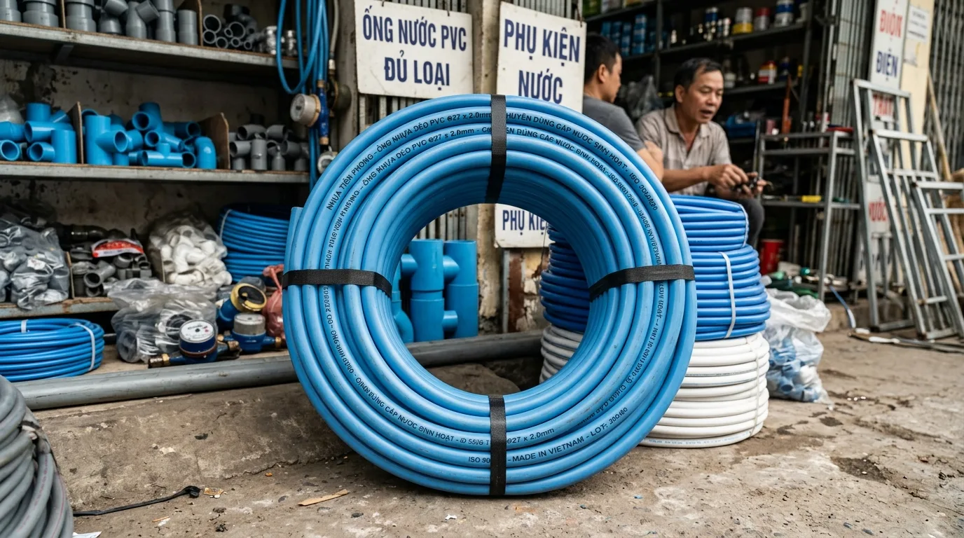 Khi nào nên dùng ống nhựa mềm Phi 27 thay cho ống cứng?