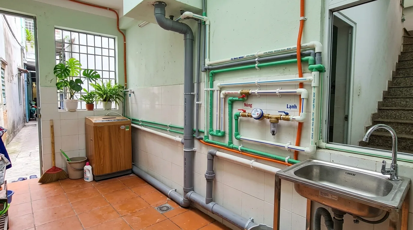 Chi phí lắp đặt ống nhựa cho nhà ở mới nhất năm nay