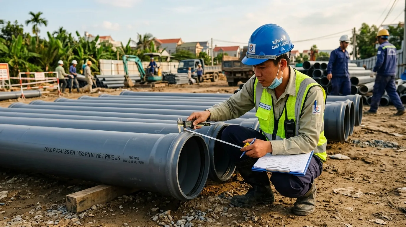 Vì sao giá ống PVC D300 khác nhau ở các nhà cung cấp?