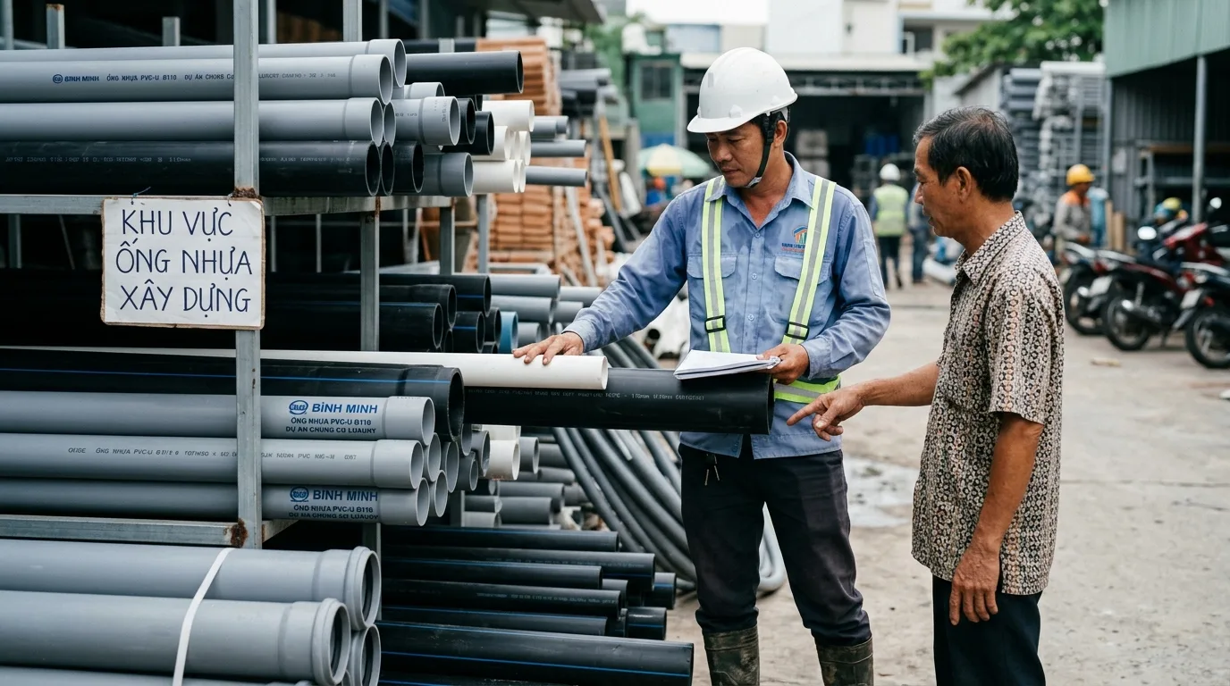 Xu hướng lựa chọn thương hiệu ống nhựa của nhà thầu