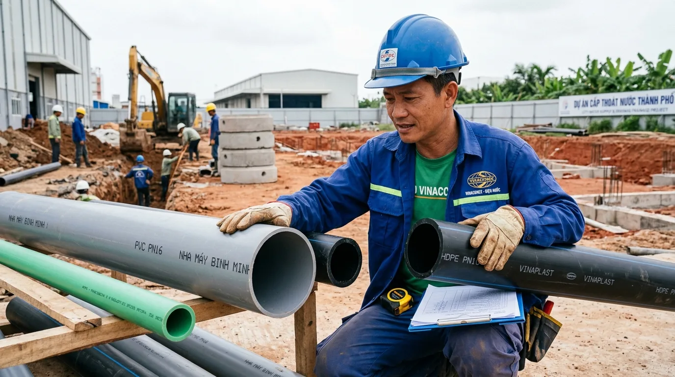 Xu hướng lựa chọn thương hiệu ống nhựa của nhà thầu