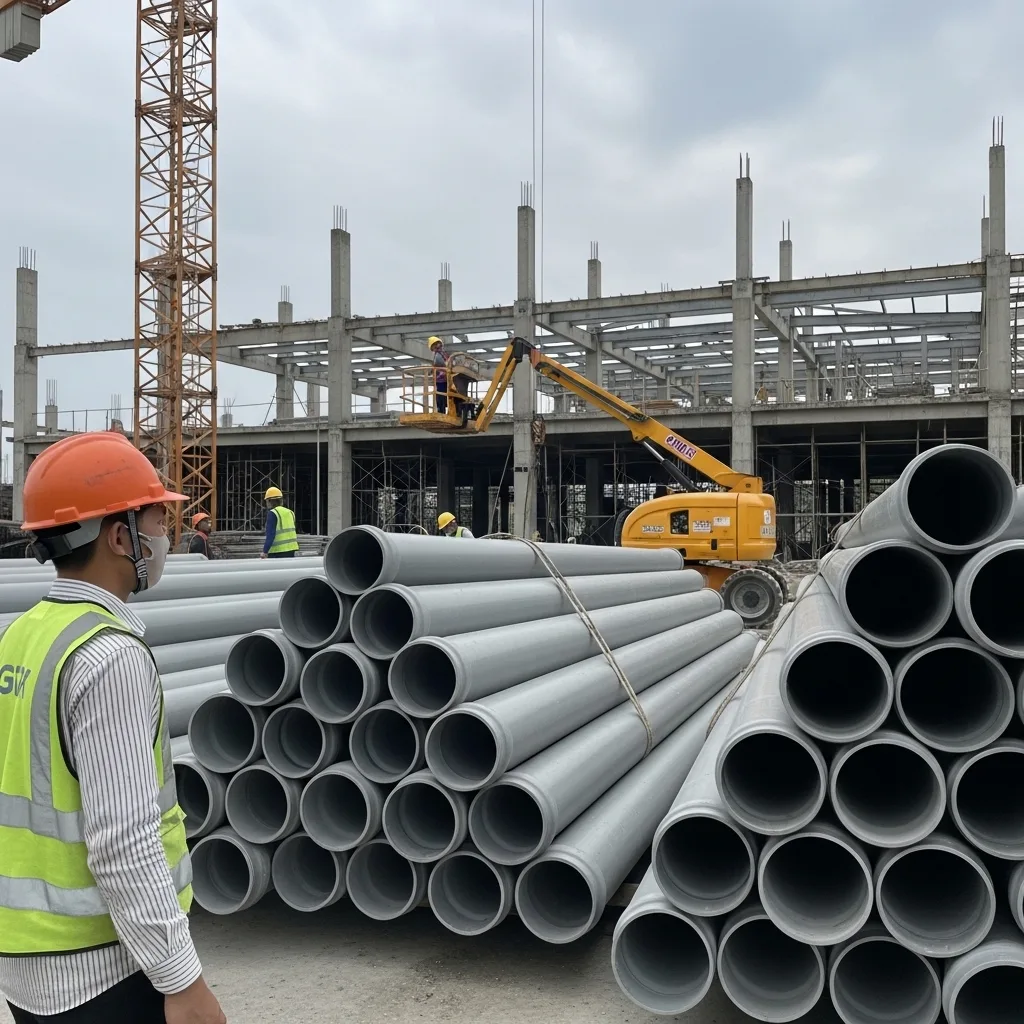 Kinh nghiệm mua ống nhựa số lượng lớn cho thầu xây dựng