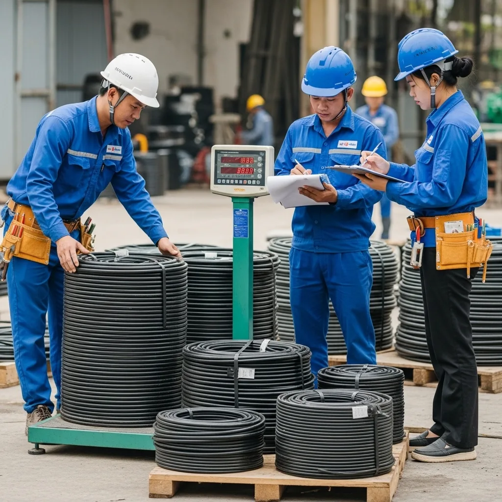 Vì sao trọng lượng dây điện phản ánh chất lượng sản phẩm?