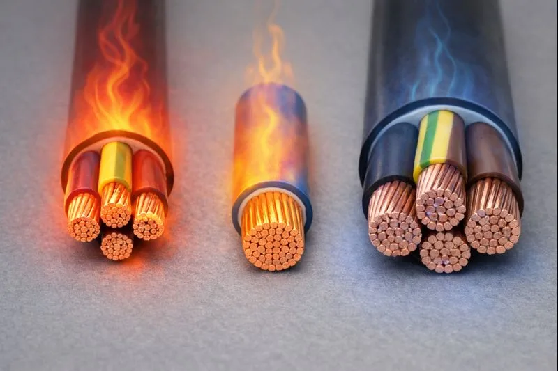 So sánh dây 4x6, 10mm và 4x35 trong thi công điện