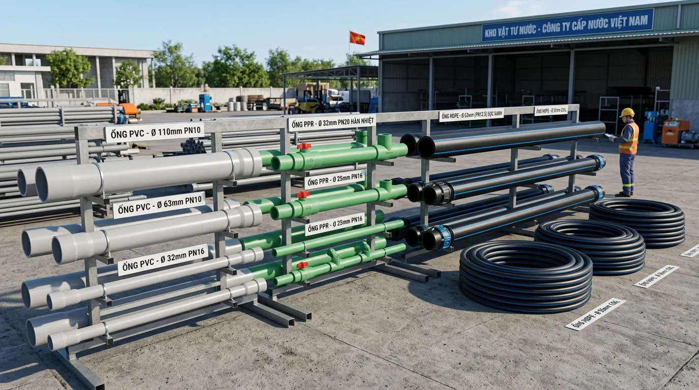 Bảng giá ống nước nhựa Tiền Phong cho hệ thống cấp nước