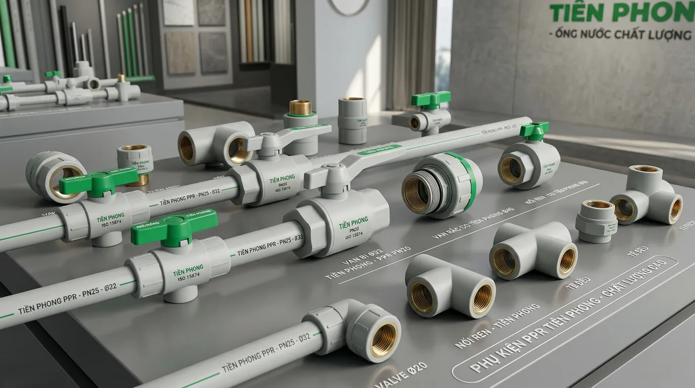 Bảng giá van PPR Tiền Phong mới nhất và phân loại chi tiết