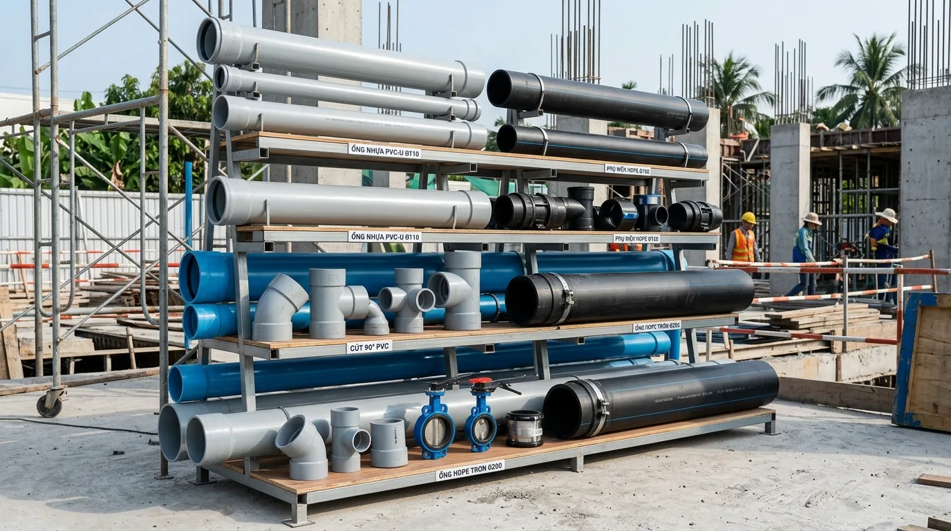 Các loại ống nhựa Minh Hùng phổ biến trên thị trường