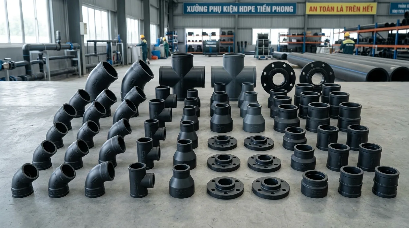 Bảng giá phụ kiện HDPE Tiền Phong mới nhất cho công trình