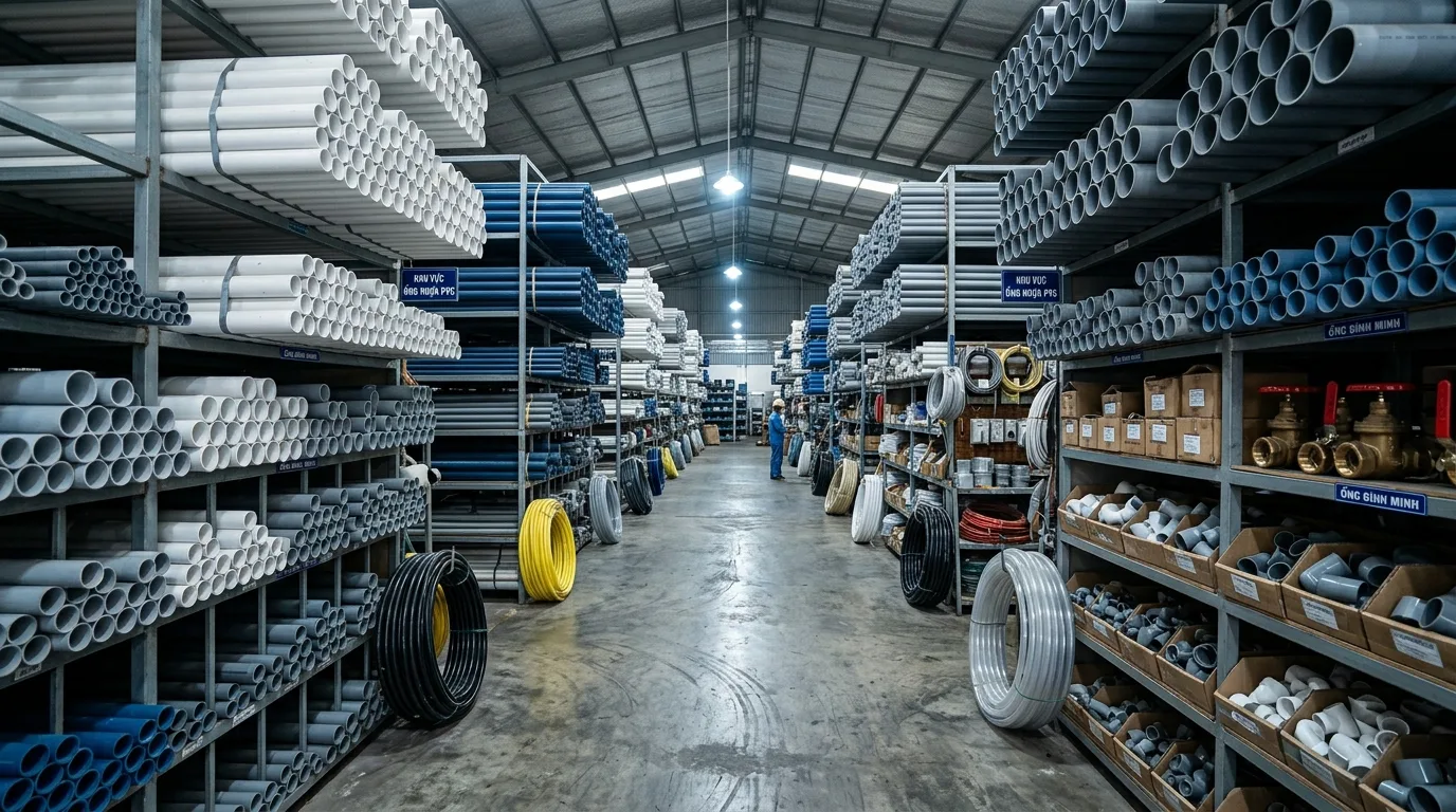 Đại lý ống nhựa Minh Hùng chính hãng và hệ thống phân phối