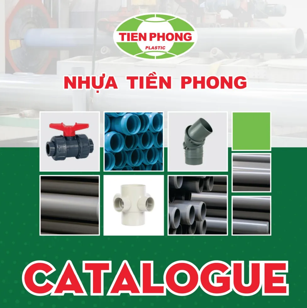Bảng catalogue ống nhựa Tiền Phong đầy đủ và dễ tra cứu