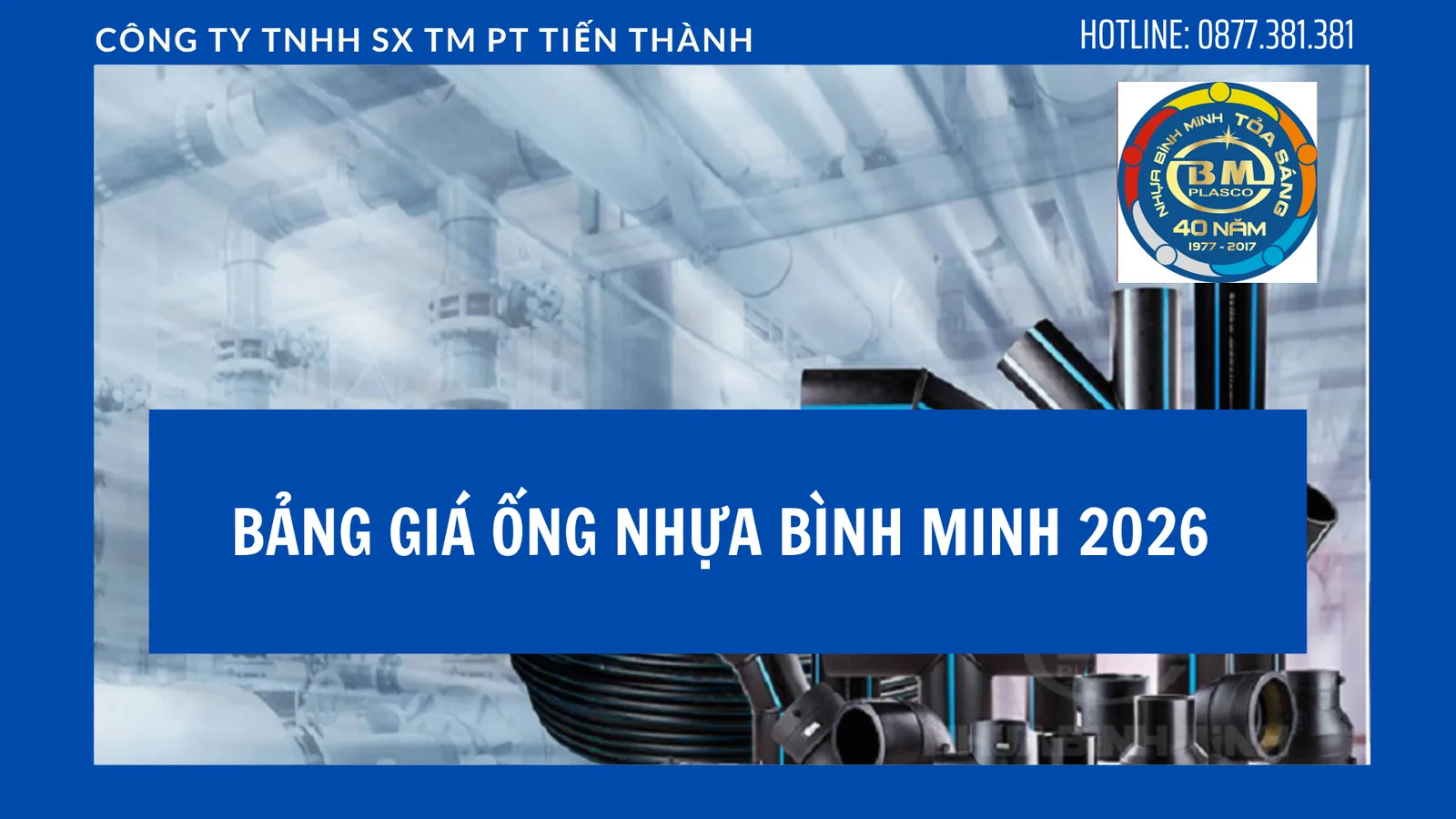 Bảng Giá Ống Nhựa Bình Minh