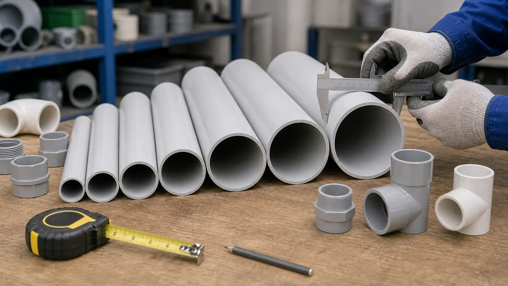 Các phi ống nhựa PVC phổ biến và cách chọn đúng nhu cầu - Xem chi tiết tại Phân Phối Ống Nhựa HDPE, PPR, PVC & Thiết Bị Điện Nước các phi ống nhựa PVC phổ biến đo kích thước
