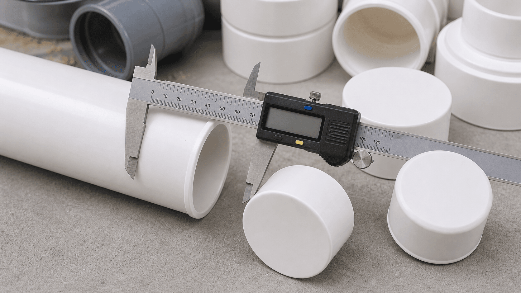 nắp bịt ống nhựa pvc 114 đo đường kính ống trước khi mua
