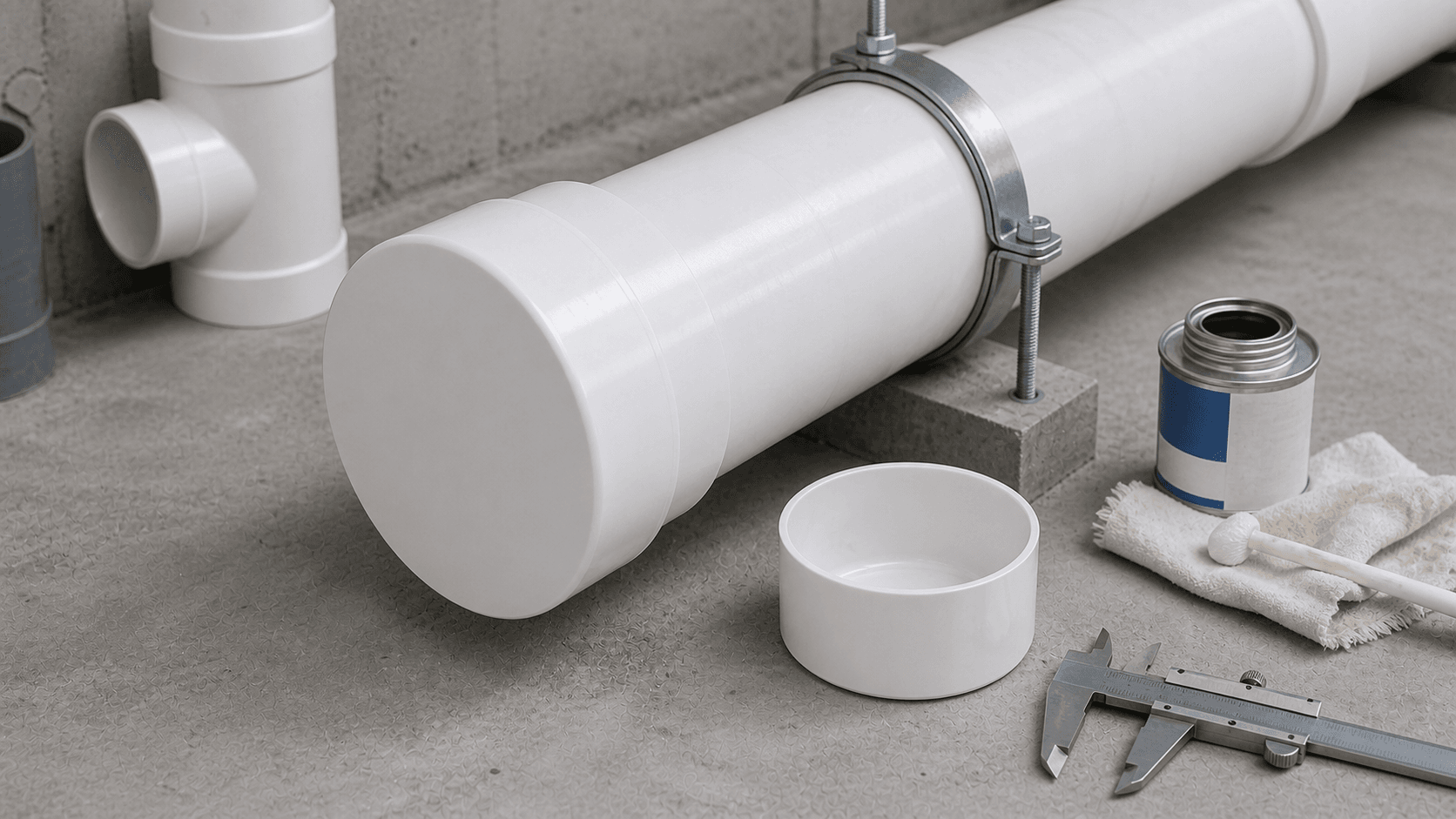 nắp bịt ống nhựa pvc 160 đảm bảo độ kín đầu ống thoát chính