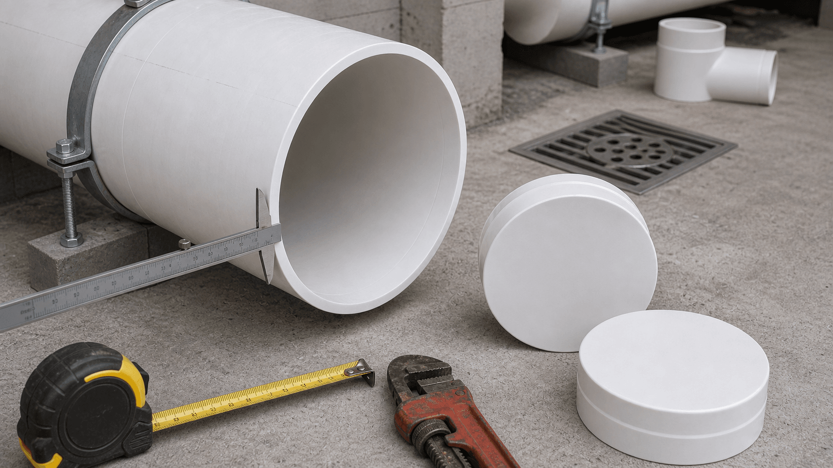 nắp bịt ống nhựa pvc 250 kiểm tra độ dày ống và kiểu lắp