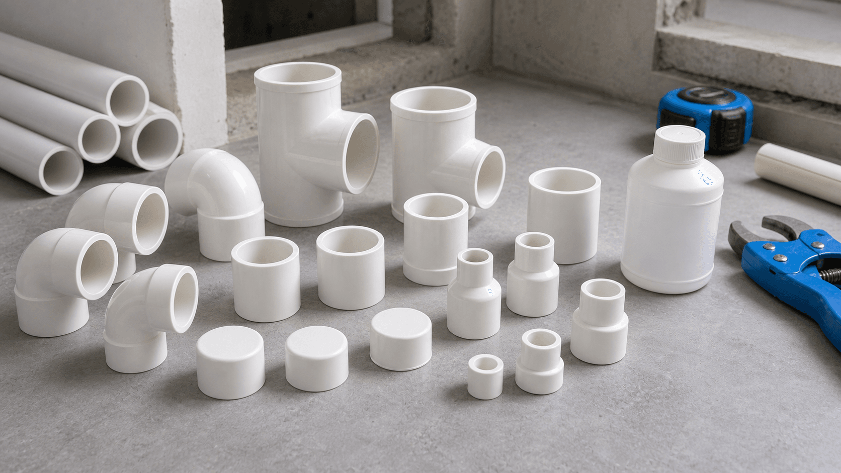 Nắp bịt ống nhựa PVC 220: lưu ý khi tìm phụ kiện đúng cỡ - Xem chi tiết tại Phân Phối Ống Nhựa HDPE, PPR, PVC & Thiết Bị Điện Nước phụ kiện pvc cơ bản gồm co pvc tê pvc nối pvc bịt pvc và keo dán pvc